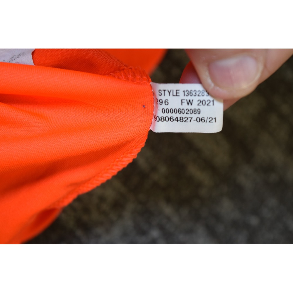 Under Armour HeatGear Loose Neon Safety Orange Athletic T-Shirt YLG - Picture 6 of 14